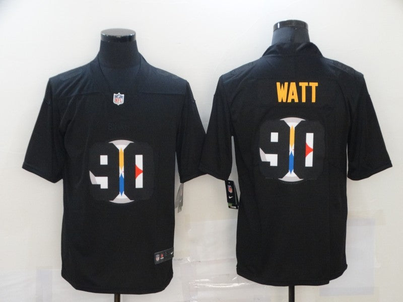 Men’s Pittsburgh Steelers T.J. Watt Black Retired Jersey