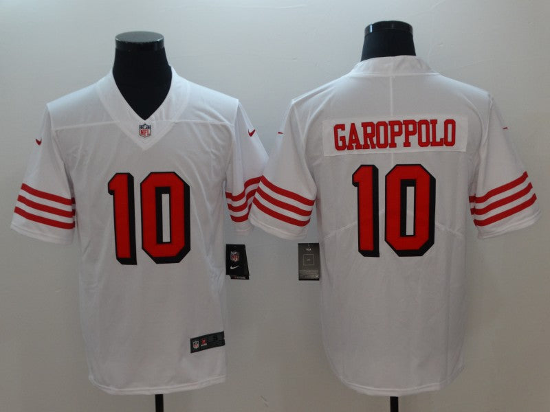 Men’s San Francisco 49ers #10 Jimmy Garoppolo Jersey White