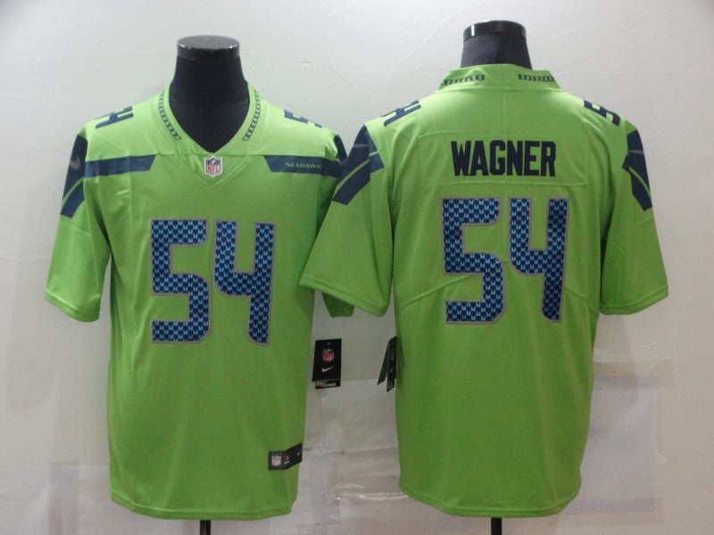 Men’s Seattle Seahawks Bobby Wagner #54 Green Jersey