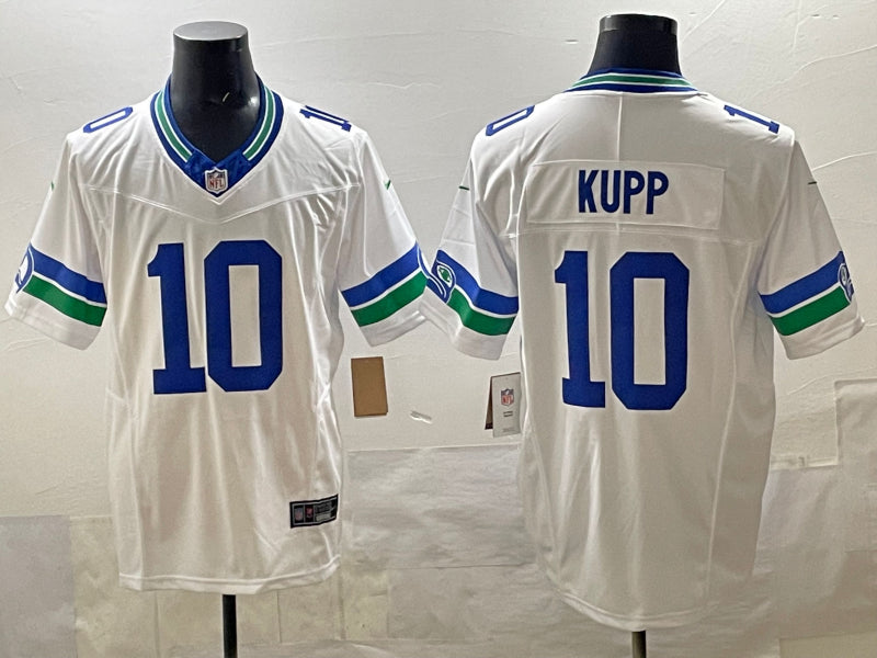 Men’s Seattle Seahawks Cooper Kupp #10 White Alternate Jersey