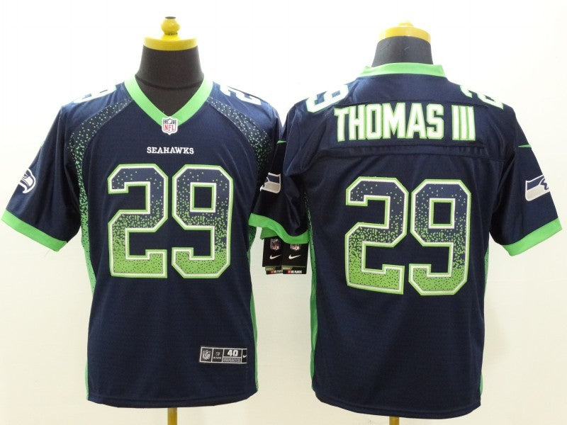 Men’s Seattle Seahawks Earl Thomas III #29 Navy Jersey