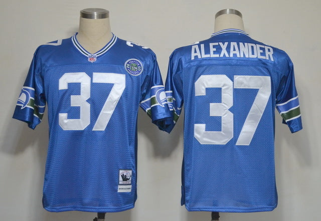 Men’s Seattle Seahawks Shaun Alexander Mitchell & Ness Royal Legacy Jersey