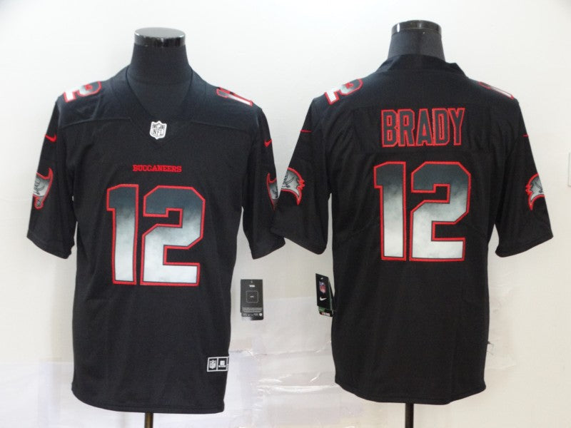 Men’s Tampa Bay Buccaneers #12 Tom Brady Black Alternate Jersey