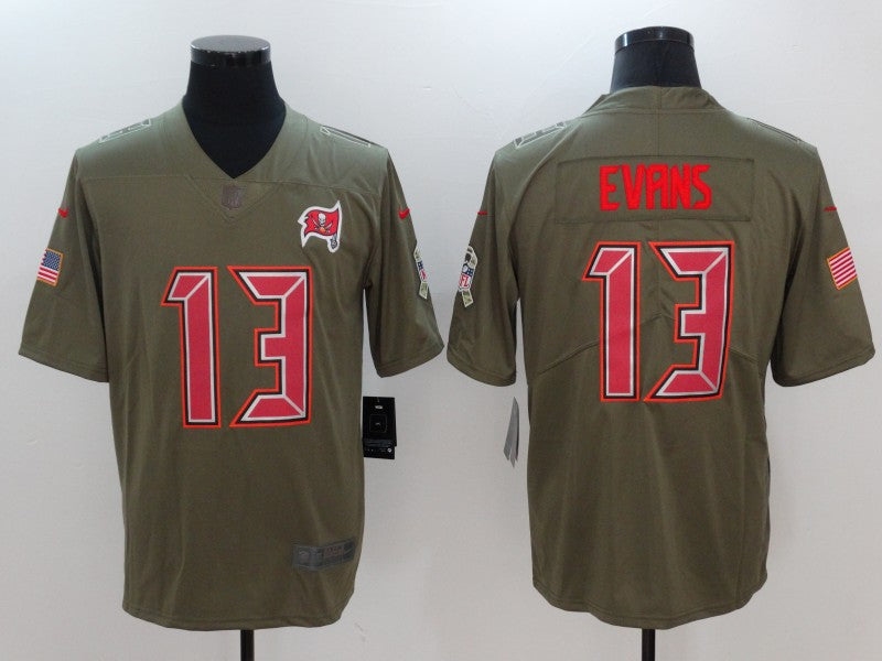 Men’s Tampa Bay Buccaneers Mike Evans #13 Brown Alternate Jersey