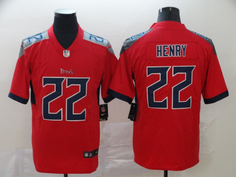 Men’s Tennessee Titans Derrick Henry #22 Red Inverted Legend Jersey