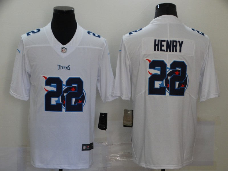 Men’s Tennessee Titans Derrick Henry #22 White Jersey