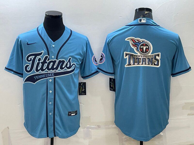 Men’s Tennessee Titans Light Blue Jersey