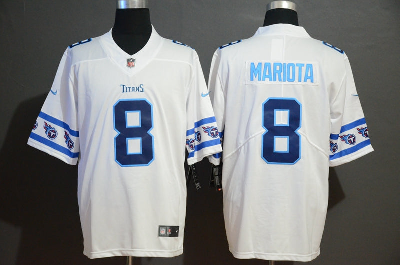 Men’s Tennessee Titans Marcus Mariota #8 White Jersey