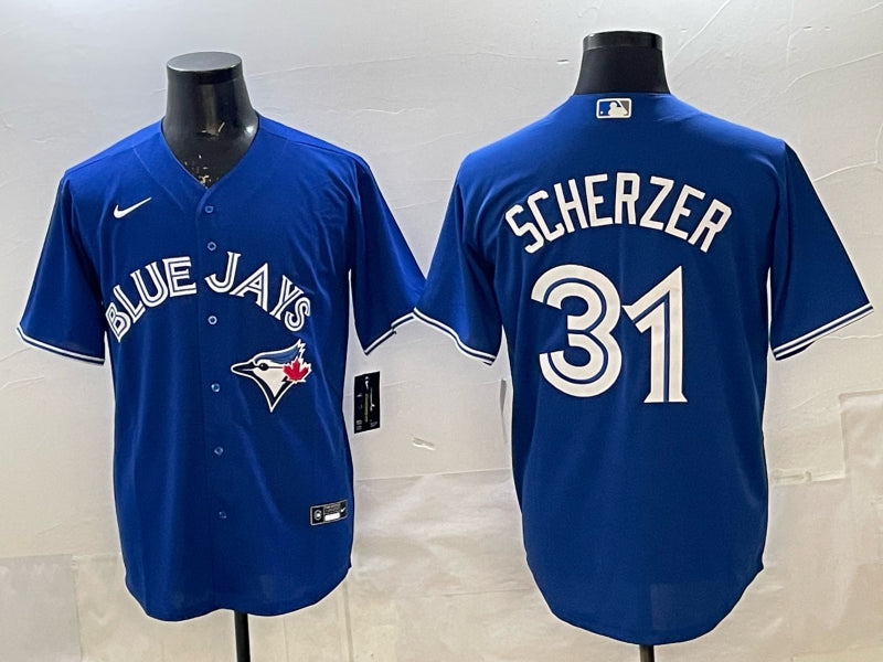 Men’s Toronto Blue Jays Max Scherzer #31 Rush Blue Jersey