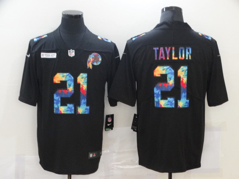 Men’s Washington Commanders Sean Taylor #21 Black Jersey