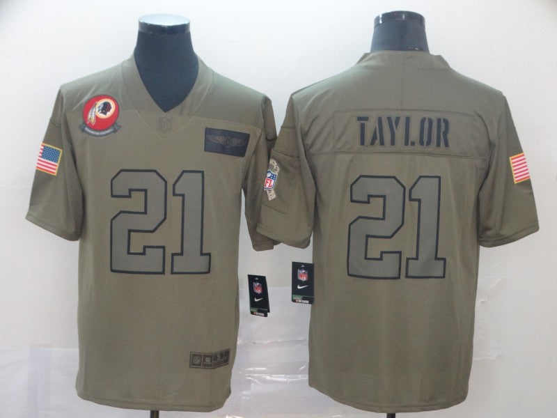 Men’s Washington Commanders Sean Taylor #21 Brown Jersey