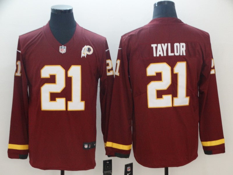 Men’s Washington Commanders Sean Taylor #21 Red Authentic Jersey