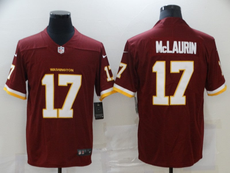 Men’s Washington Commanders Terry Mclaurin #17 Red Jersey