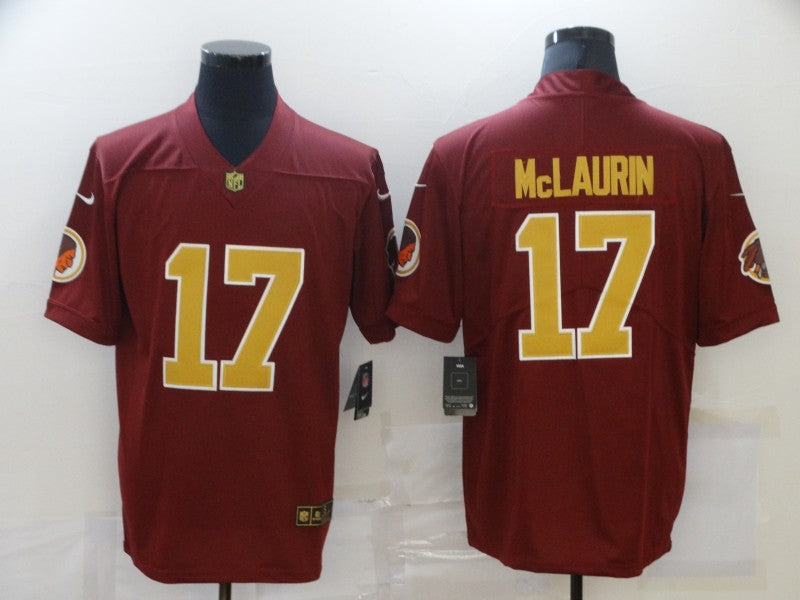 Men’s Washington Commanders Terry Mclaurin #17 Red Jersey