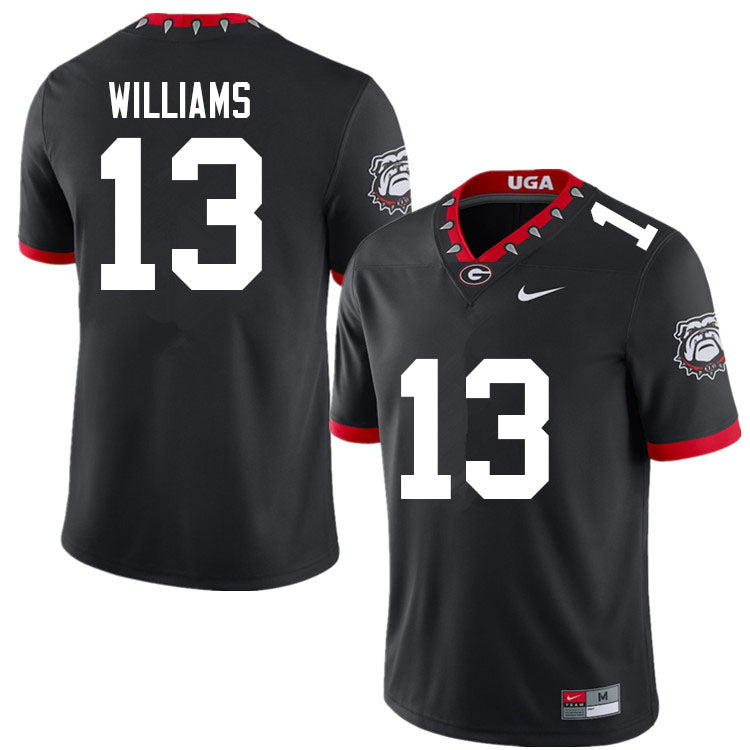 Men's #13 Mykel Williams Georgia Bulldogs College Football Jersey