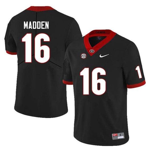 Men's #16 C.J. Madden Georgia Bulldogs College Football Jersey