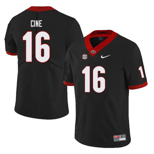 Men's #16 Lewis Cine Georgia Bulldogs College Football Jersey