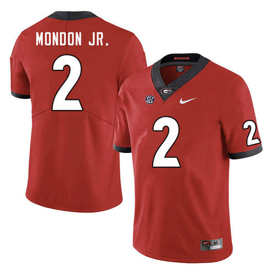 Men's #2 Smael Mondon Jr. Georgia Bulldogs College Football Jersey