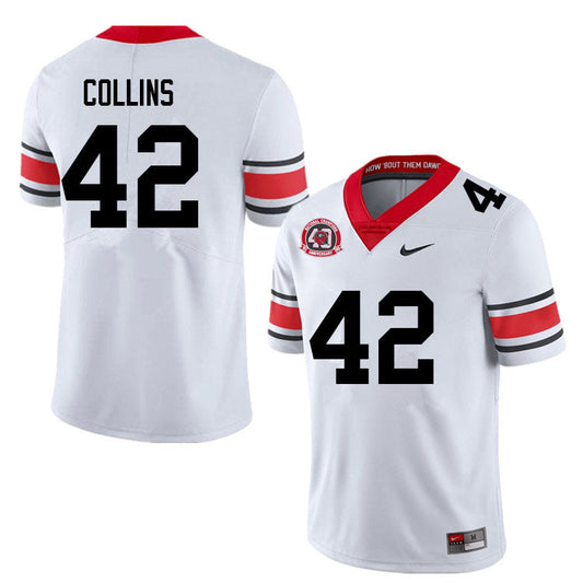Men's #42 Graham Collins Georgia BulldogsCollege Football Jersey