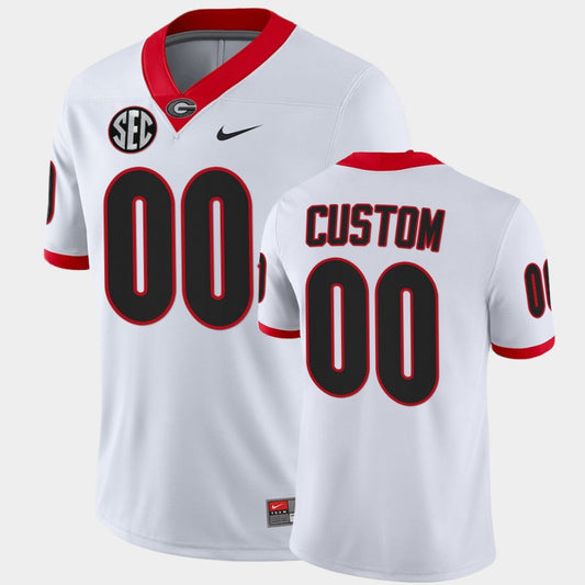 Men's #00 Custom Georgia Bulldogs College Football Jersey