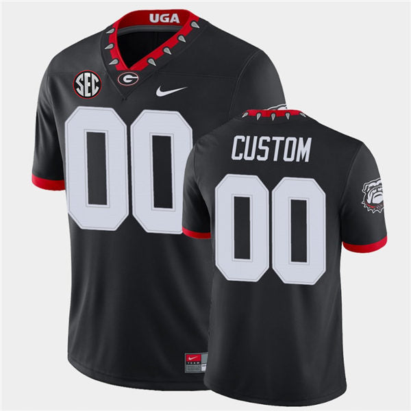 Men's #00 Custom Georgia Bulldogs College Football Jersey