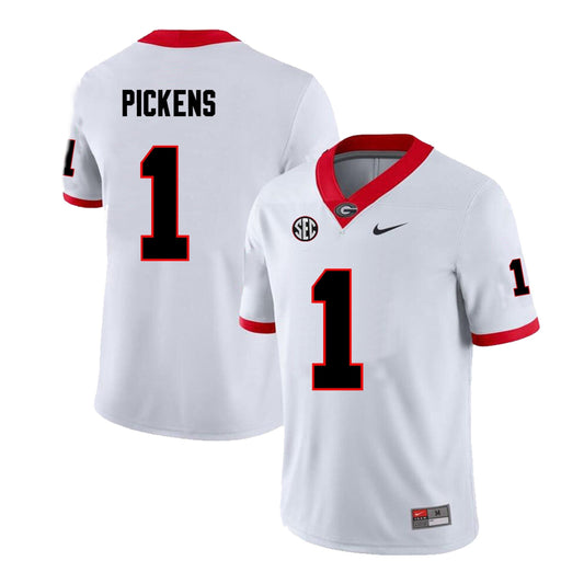 Men's #1 George Pickens Georgia Bulldogs Football Jersey