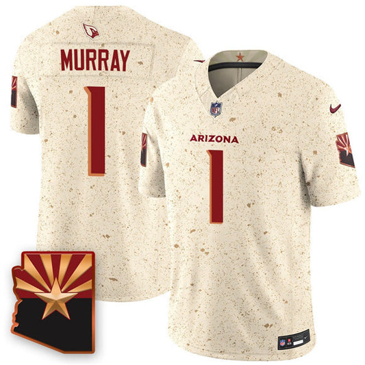 Men’s Arizona Cardinals #1 Kyler Murray 2025 F.U.S.E. Rivalries Jersey