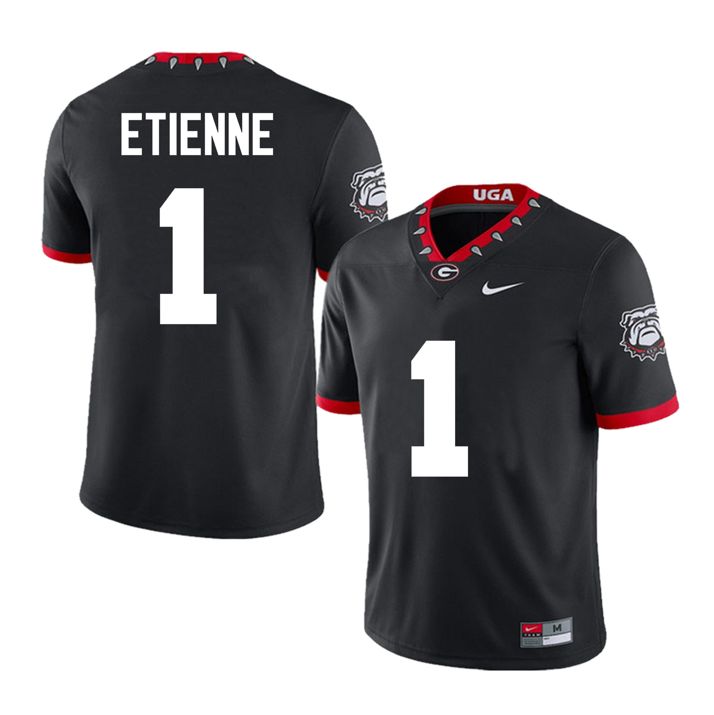 Men's #1 Trevor Etienne Georgia Bulldogs Football Jersey