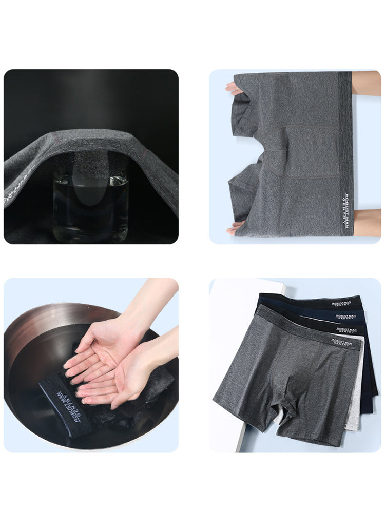4 Pack Men's Classic Microfiber Trunks