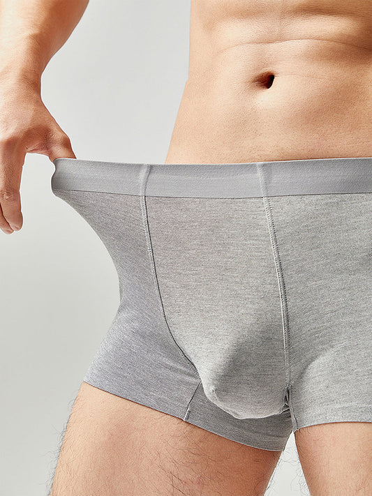 2 Pack Men's U Convex Pouch Trunks