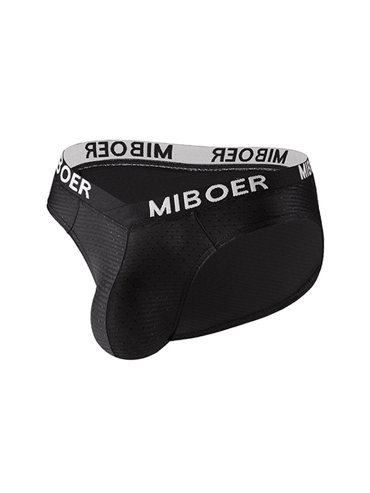 2 Pack Men's U-Pouch V-Front Low-Rise Briefs