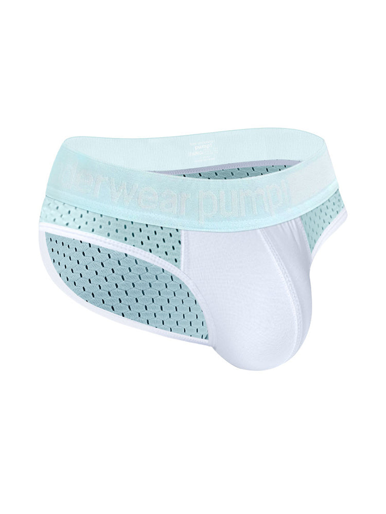 2 Pack Men's Mesh Loose Fit Sport Low-Rise Briefs
