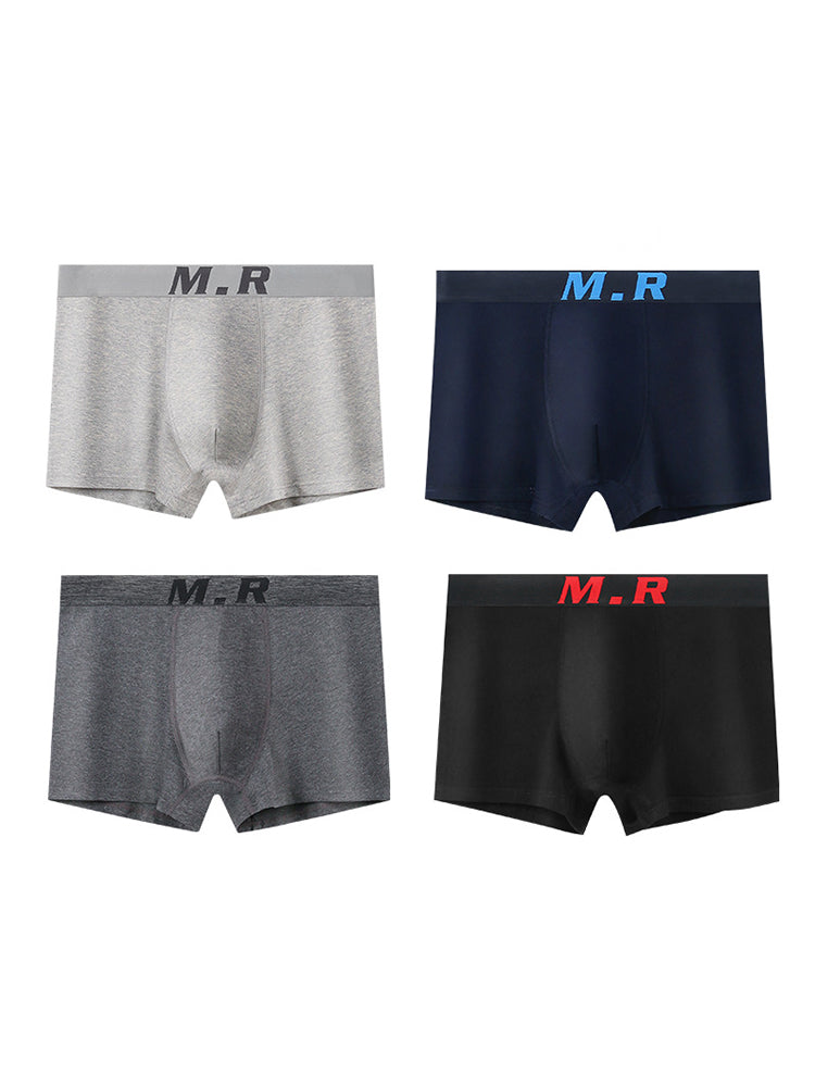 4 Pack Men's Classic Microfiber Trunks