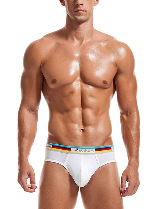 2 Pack Men's U Pouch Rainbow Pride Briefs