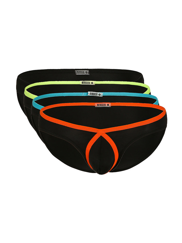 3 Pack Men's Breathable Casual Ice Silk Briefs
