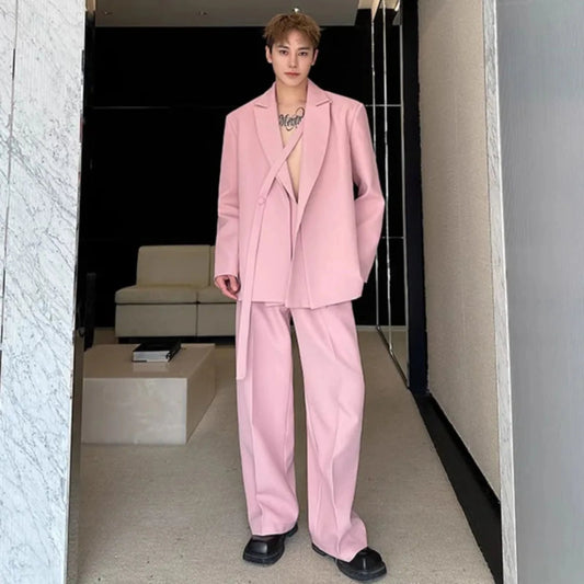 Men's Relaxed Fit Cotton Suit