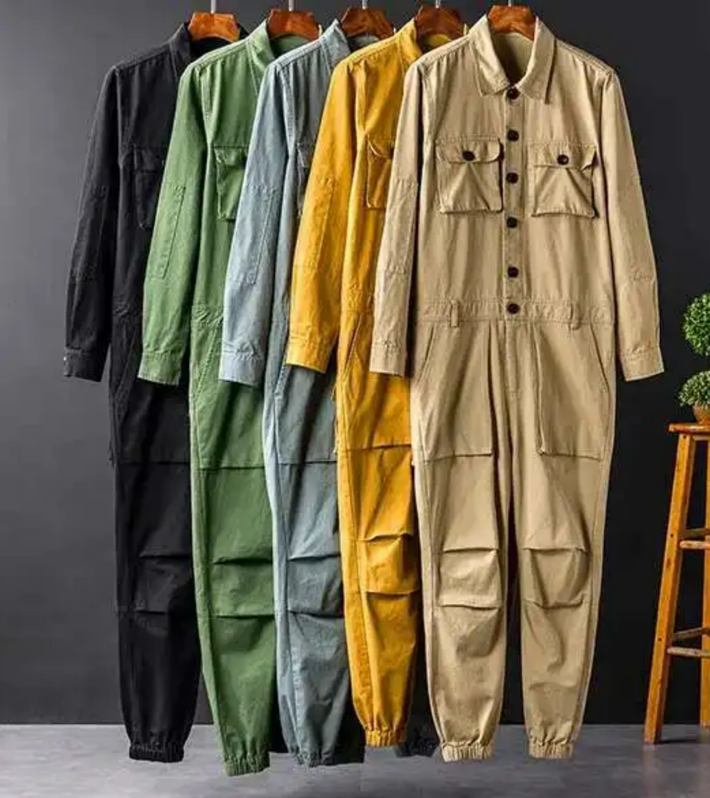 Men's Japanese Street Style Jumpsuit
