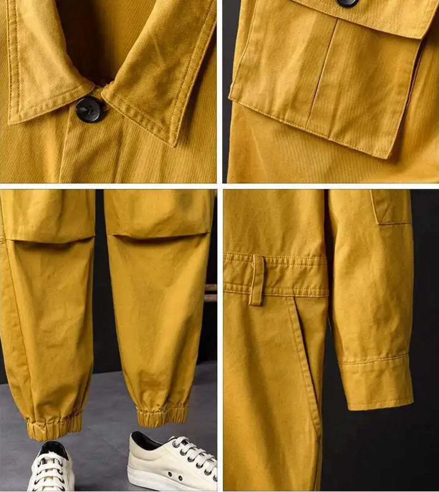 Men's Japanese Street Style Jumpsuit