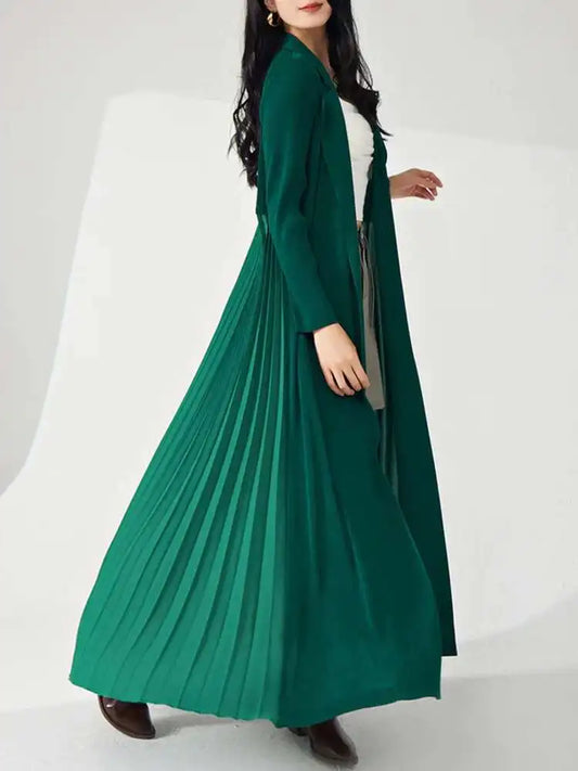 Japanese Pleat Casual Overcoat
