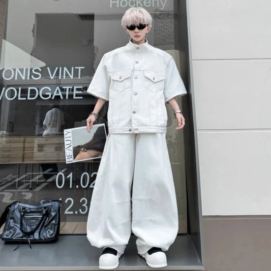 Men's Japanese Denim Relaxed Fit Set