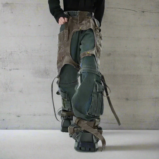 Men's Luxury Vegan Leather Jeans
