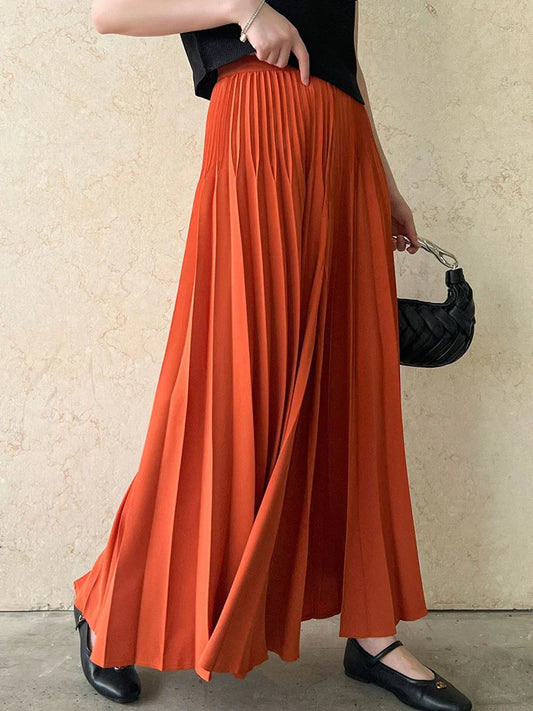 Wide Leg Pleated Palazzo Pants