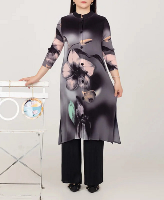 Luxurious Floral Top & Pant Set