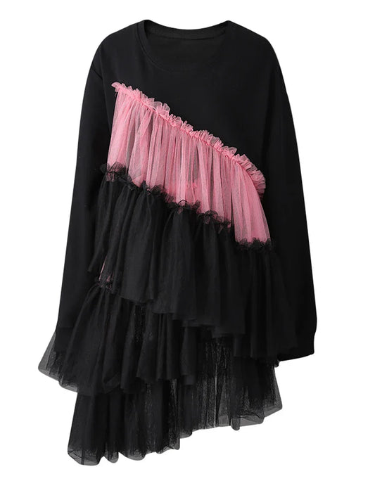 Luxury Ruffle Avant-garde Top