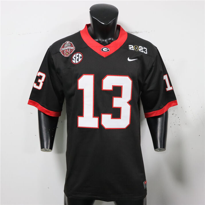 Men’s #13 Stetson Bennett IV Georgia Bulldogs Football Jersey
