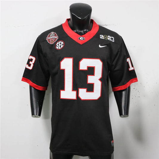 Men’s #13 Stetson Bennett IV Georgia Bulldogs Football Jersey