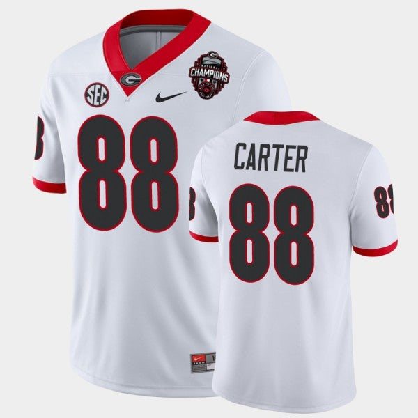 Men's #88 Jalen Carter Georgia Bulldogs Football Jersey