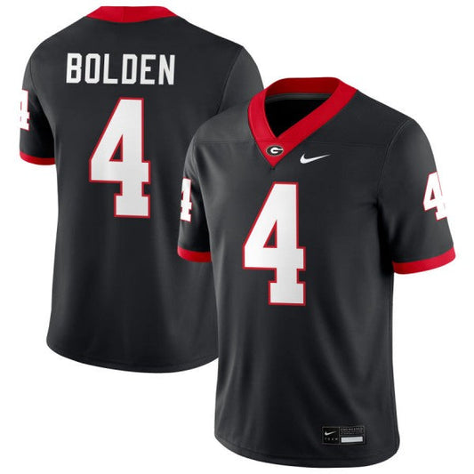 Men's #4 KJ Bolden Georgia Bulldogs Football Jersey