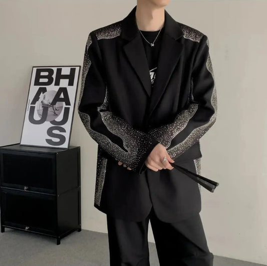 Men's Black Diamond Dinner Jacket