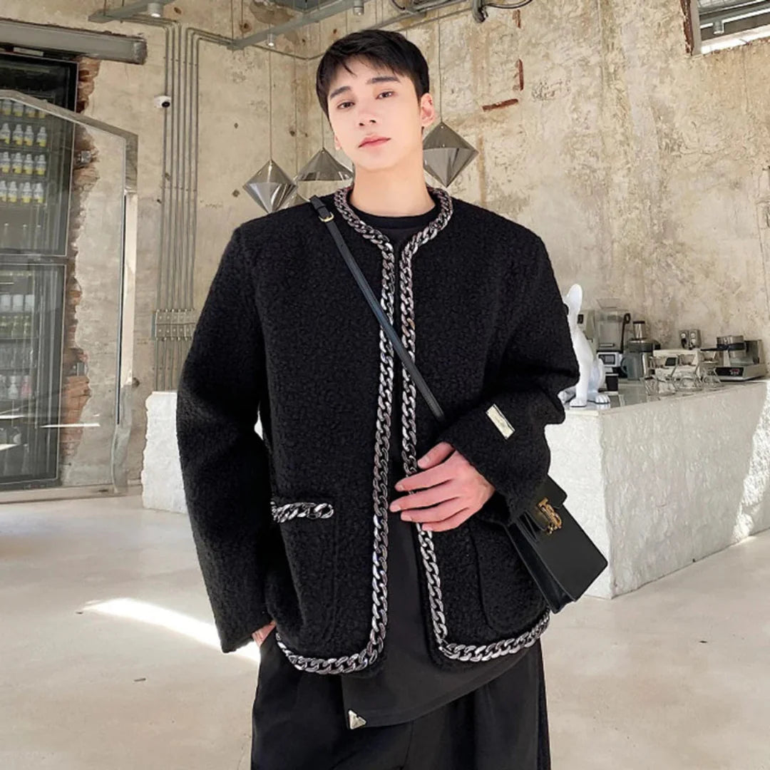 Men's Bouclé Tweed Jacket